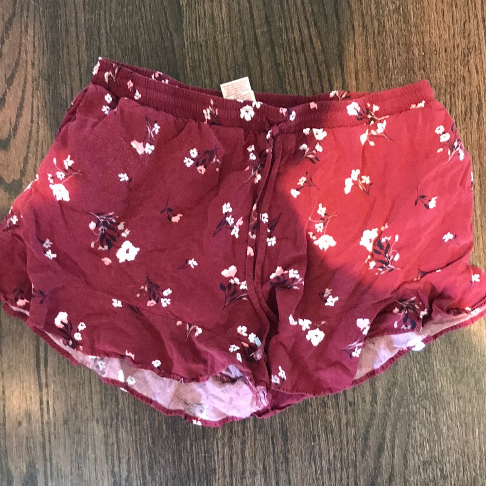 Floral Ruffle Shorts